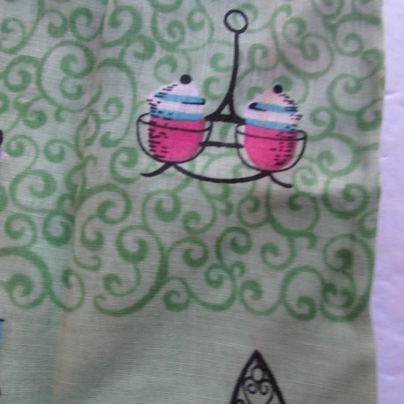 SALE Vintage Handkerchief Mid Century Design Mary Lewis - Picture 3 of 8